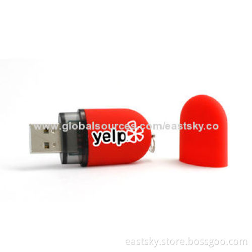 Promotional Pen Drive ESU-U30 with Plug-and-play Function, Data Content and Logo Printing, OEMNew